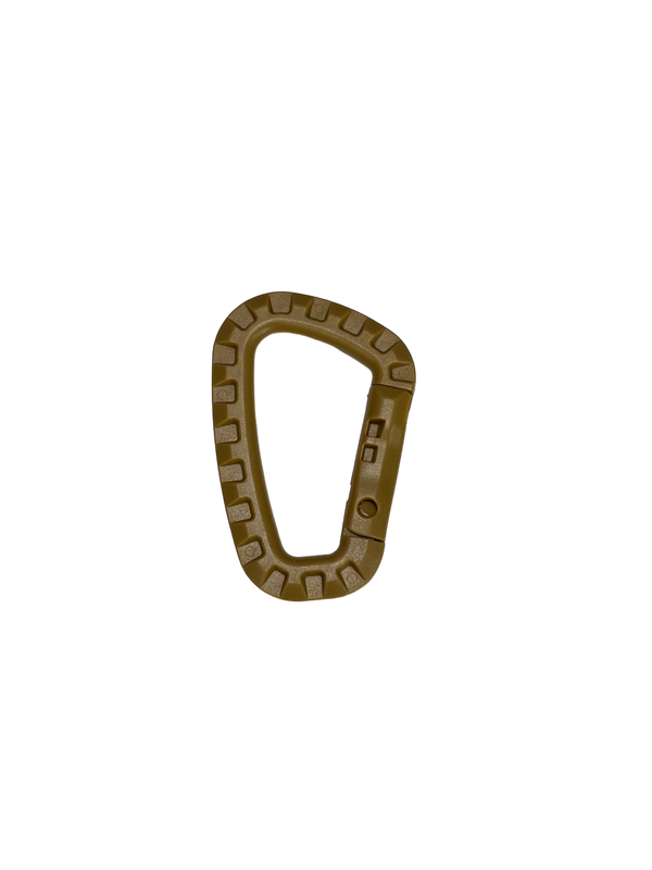 Coyote Tan Carabiner Clip Hook Keychain | ONE SHEAR®