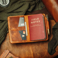Quartermaster v2 – Leather Passport Wallet with Velcro | Pirate Goods