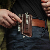 Pirate Goods Sailor v4 Knife Sheath – Leather EDC Belt Knife Holder