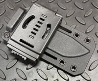 Universal fold over belt attachment for kydex sheath (Includes hardware)