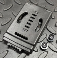 Universal fold over belt attachment for kydex sheath (Includes hardware)