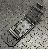 Universal fold over belt attachment for kydex sheath (Includes hardware)