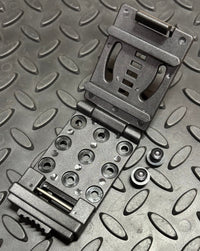Universal fold over belt attachment for kydex sheath (Includes hardware)