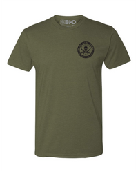 Jolly Roger T-shirt Mil Green