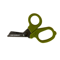 MINI Compact Medical Olive Drab Tactical Trauma Shears | ONE SHEAR®